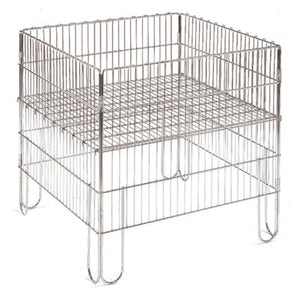 Bancarella Richiudibile Zincata 60x60x80H